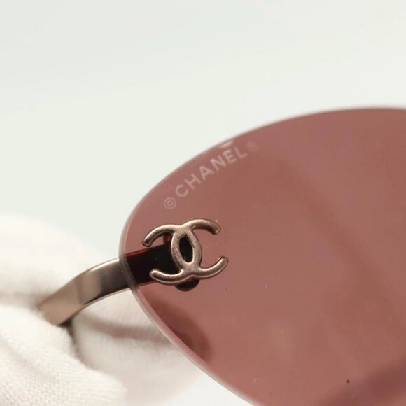 CHANEL Sunglasses Plastic Pink CC Auth am9009V - Picture 8 of 11